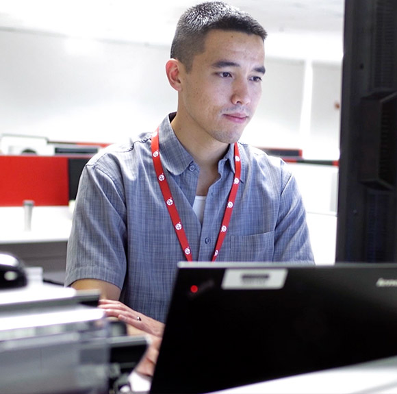 Penumbra employee working