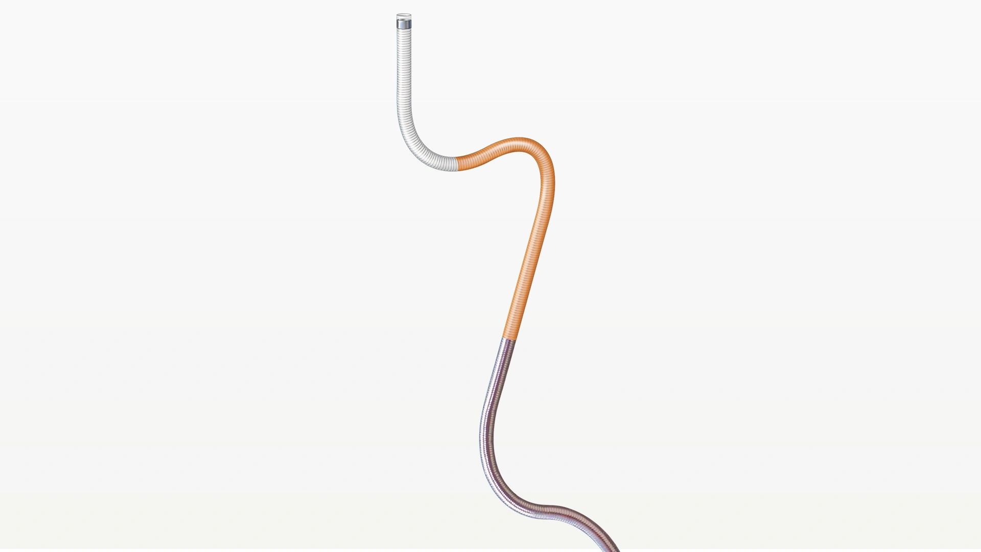 Illustration of the Tip of the BENCHMARK 071 Access Catheter for use in neurovascular access