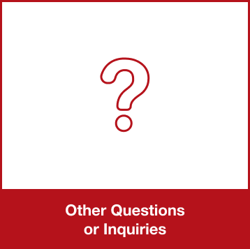 Icon of a Question Mark and text "Other questions or inquiries"