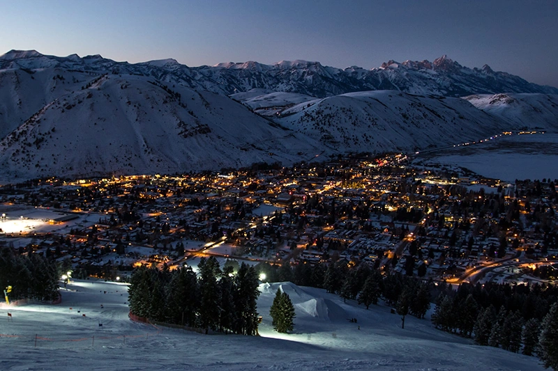 Stock image of Jackson Hole, WY