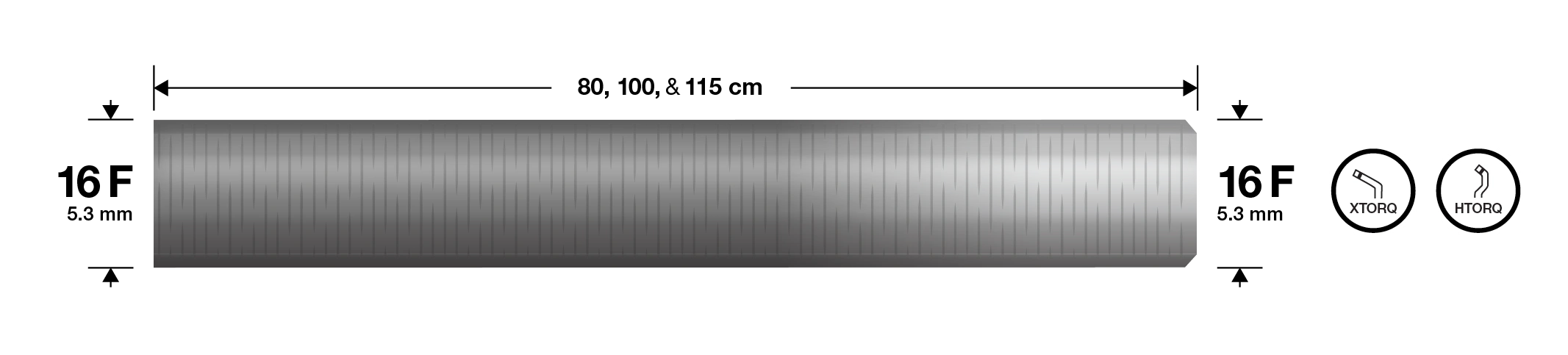 Lightning Flash Illustration of lengths, widths and specifications that are listed above