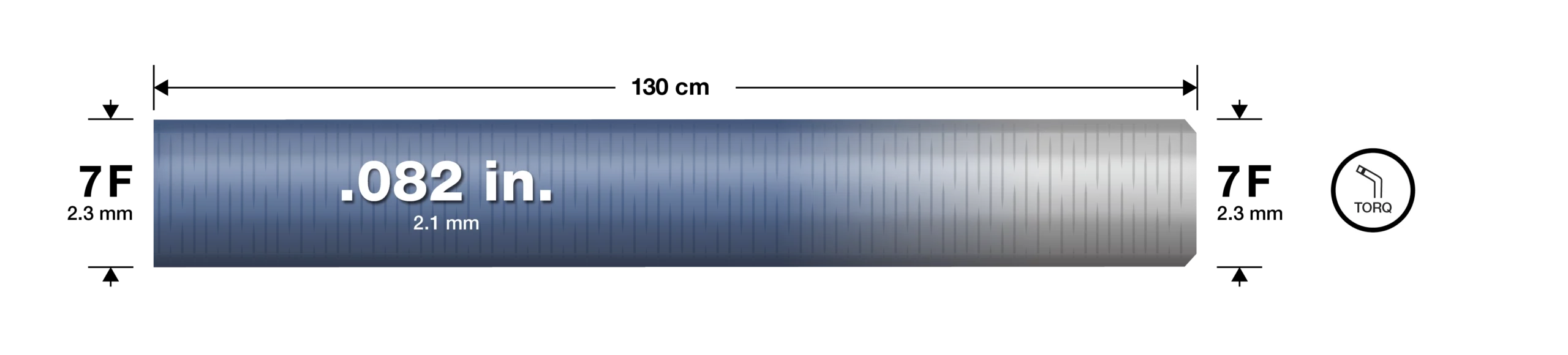 Lightning Bolt 7 Illustration of Widths, Lengths, and Specifications listed above