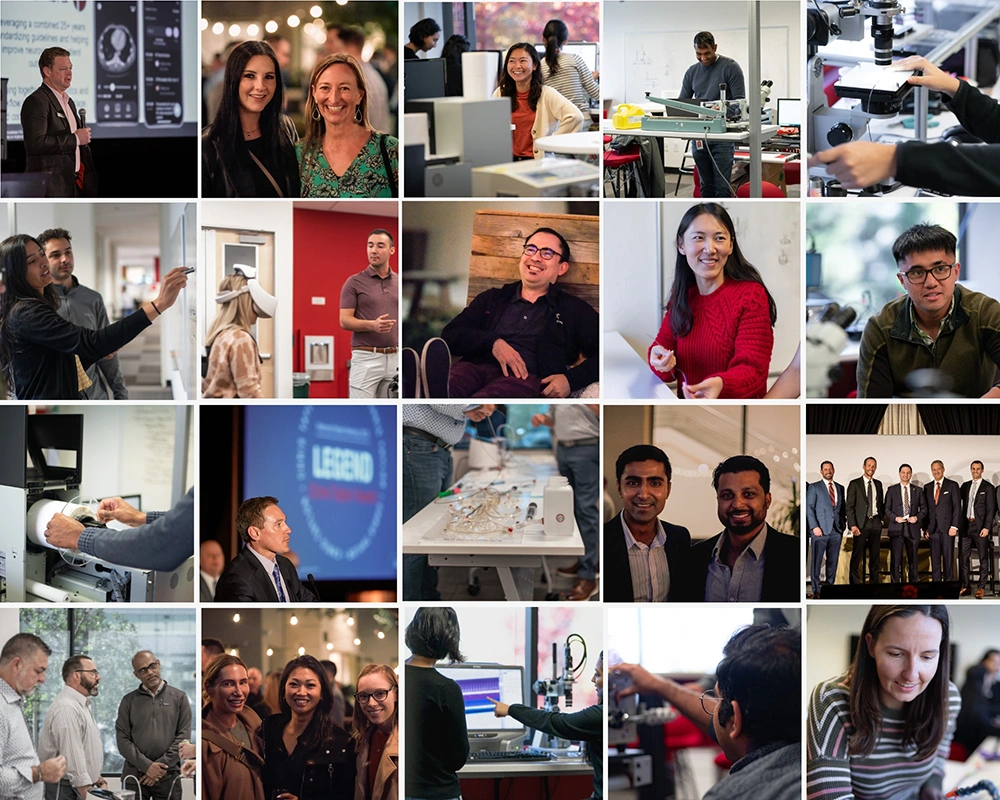 Collage of different Penumbra Employees showcasing diversity and impact