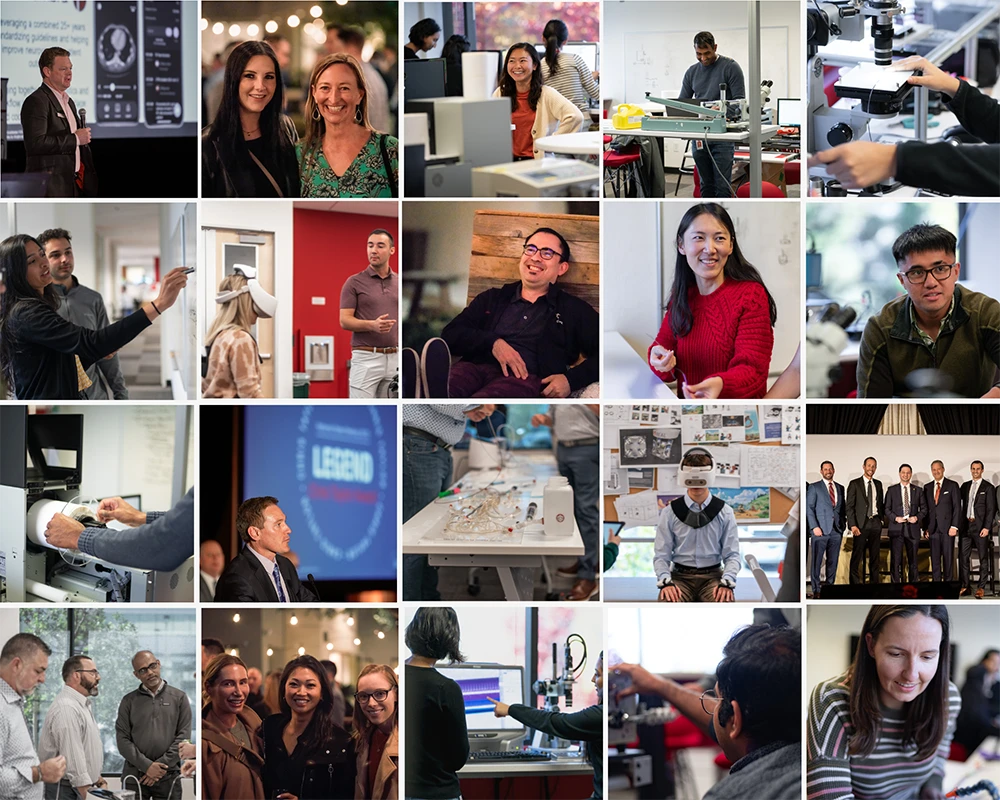 Collage of Candid Employee Photos