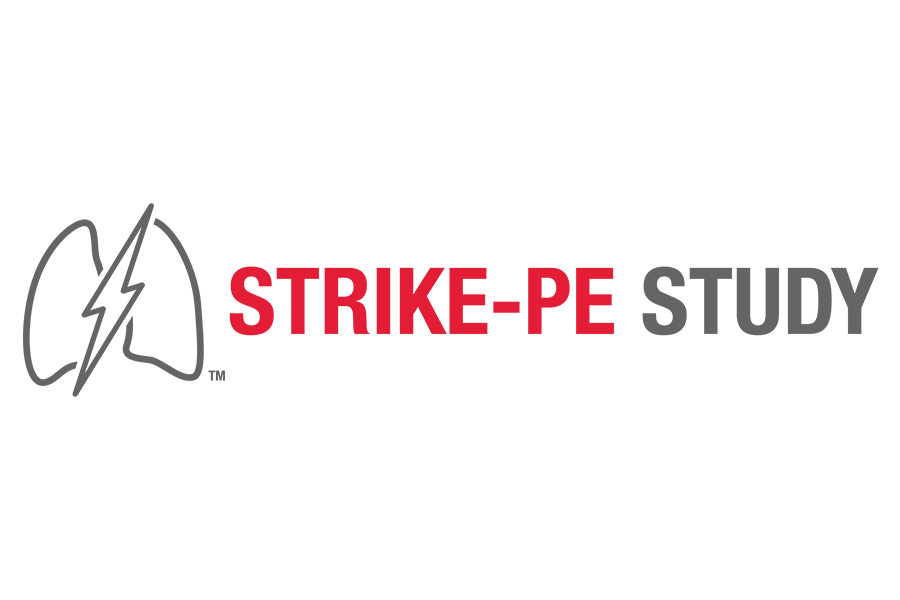 Penumbra's STRIKE PE Logo with lungs and lightning bolt