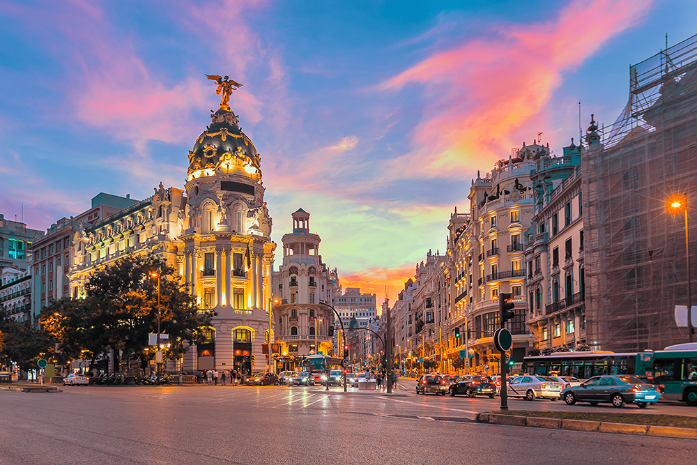 Stock Image of Madrid, Spain.