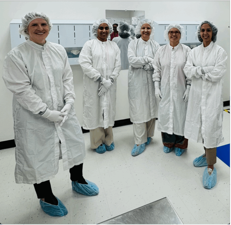 From left to right: Dr. Sally Schonefeld, Dr. Mona Ranade, Dr. Kristina Giles, Dr. Gabriela Velazquez, and Dr. Vivian Bishay