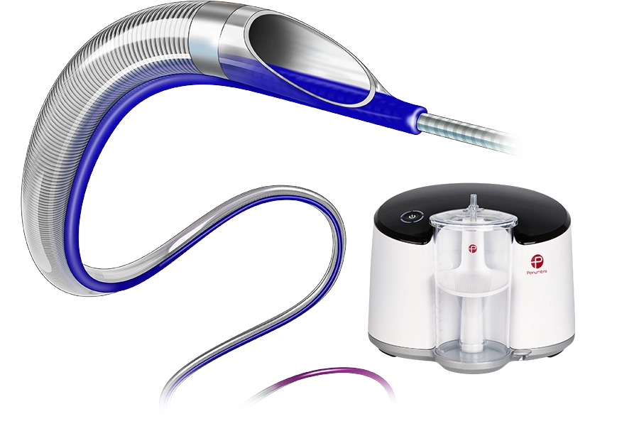 CATRX and CATRx catheter used in coronary thrombectomy