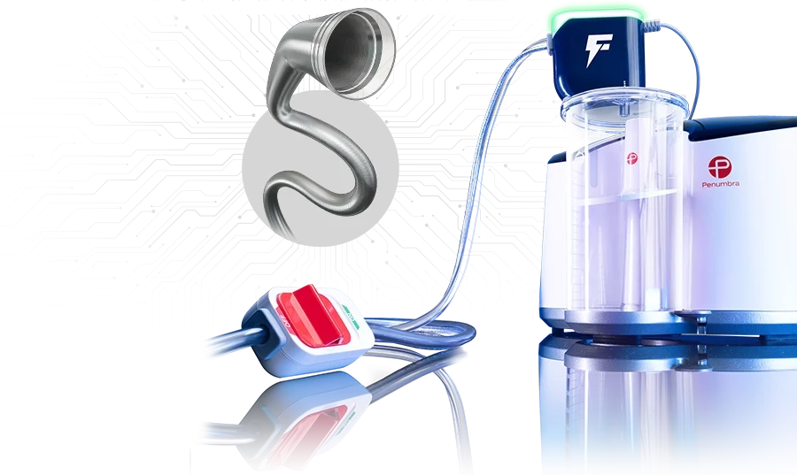 product rendering of Lightning Flash 2.0 System with catheter