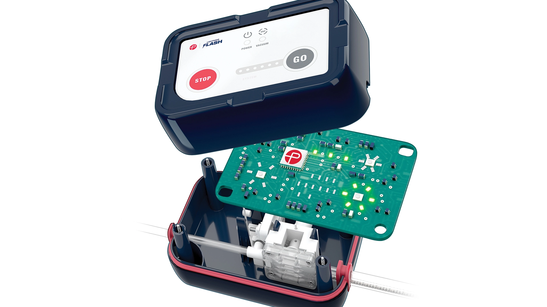 Product rendering of deconstructed Lightning Flash 3.0  control panel