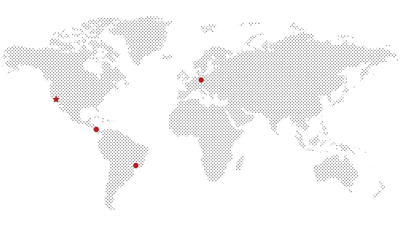 Map with marked Penumbra locations