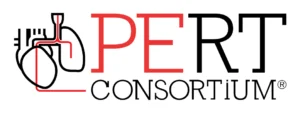 PERT Consortium logo with abstract heart and lungs